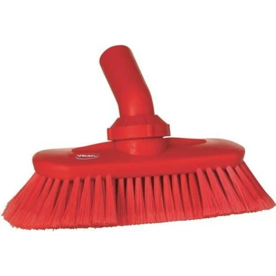 Image de VIKAN 70674 brosse à angle réglable avec alimentation en eau, 240 mm, polyester, doux/fendu, rouge 7067/4