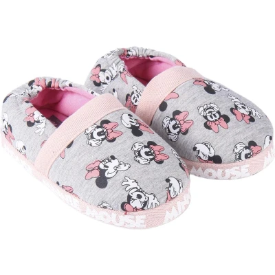 Afbeelding van Slippers Voor in Huis Minnie Mouse Lichtgrijs Schoenmaat 28 29