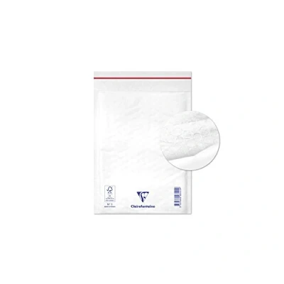 Afbeelding van Clairefontaine 7342C 10 witte bubbelfolies, 15 x 21 cm, 90 g