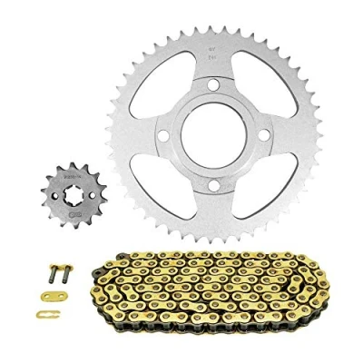 Afbeelding van AFAM Kettingset voor motorfiets BRIXTON 125 Bx 2018 tot 2020 09213114 / 14x47 stap 428 nieuw