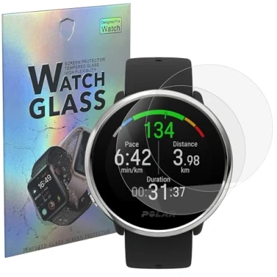 Image de Verre Trempé pour Polar Ignite 2 / [Lot de 2] Film Protection Ecran Montre Anti Rayure Phonillico®