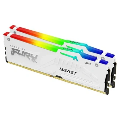 Afbeelding van Kingston CL32 FURY Beast RGB EXPO Werkgeheugenset voor PC DDR5 32 GB 2 x 16 Non ECC 288 pins DIMM KF564C32BWEAK2