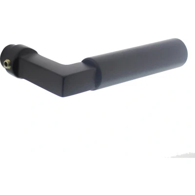 Afbeelding van Intersteel Deurkruk Bau stil mat zwart 0023.037800