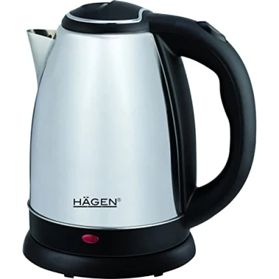 Image de Hagen Bouilloire électrique 1.8L inox sans fil Silver HA5525 SIL
