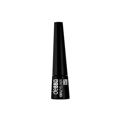Afbeelding van Debby 100% eyeliner, 02 zwart, mat, cosmeticaproduct, make up, 500 g