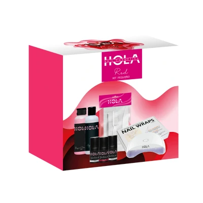 Afbeelding van Gellak Starterset met lamp Red Starterspakket voor Gel Nagellak