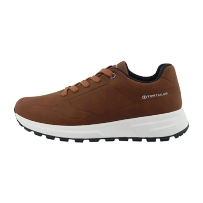 Afbeelding van TOM Tailor Sneakers laag, Heren, Maat: 43, Nuts Hoogwaardig imitatieleer