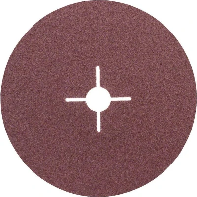 Image de BOSCH 2608605488 patin de ponçage en fibre R444 Expert pour métal, diamètre 180 mm, grain 100
