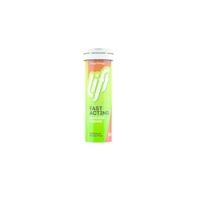 Afbeelding van Lift Fast Acting Glucose Kauwtabletten Sinaasappel 10TB