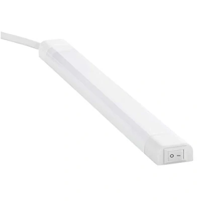 Afbeelding van SEBSON led inbouwlamp 230 V, neutraal wit kofferbakverlichting 30 cm, 4 W, 300 lm, 4000K, IP20, lichtstrip met stekker en schakelaar 24 x 13 mm