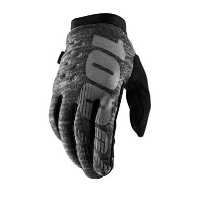 Afbeelding van 100% Brisker MTB Fiets Motocross Enduro Koud Weer Handschoenen Grijs L