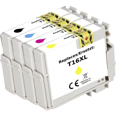 Afbeelding van Renkforce Inktcartridge vervangt Epson 16XL, T1636, T1631, T1632, T1633, T1634 Compatibel Combipack Zwart, Cyaan, Magenta, Geel RF 5718868