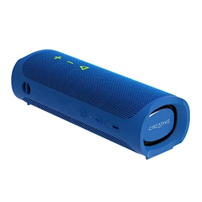 Afbeelding van Creative MUVO Go dragbaare luidspreker IPX7 waterdicht, Bluetooth 5.3, tot 18 uur batterijduur (blauw)