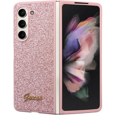 Afbeelding van Guess Glitter Back Case Geschikt voor Samsung Galaxy Z Fold 5 (F946) Roze