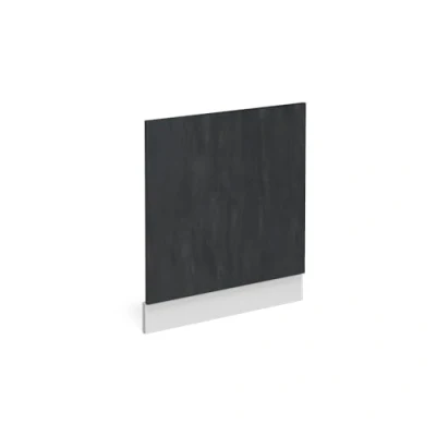 Afbeelding van Vicco Frontpaneel R Line, Zwart beton/Wit, 60 cm zonder werkblad