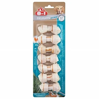 Afbeelding van 8in1 Delights Pro Dental Kip XS 7 stuks