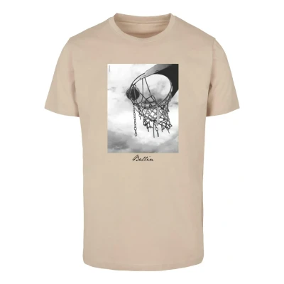 Afbeelding van Mister Tee Ballin Tshirt print, Heren, Maat: 5XL, Sand