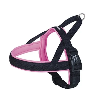 Afbeelding van Nobby norwegian tuig mesh preno roze L/XL buikband 68 85 cm + borstband 54 breedte 40/45 mm