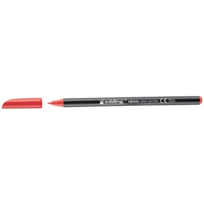 Afbeelding van edding 1200 teken/kleur stift rood 1ST 0,5 1 mm / 4 1200002