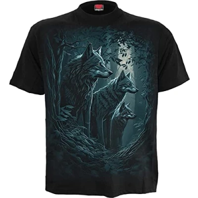 Afbeelding van Spiral M101 T shirt voor heren (1 stuk), zwart.