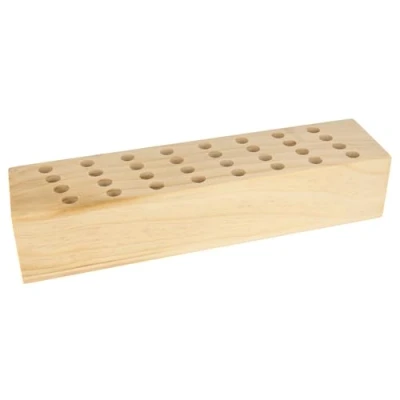 Image de Bloc de ciseaux en bois Westcott AC 112TIDY pour 32 couteaux enfants