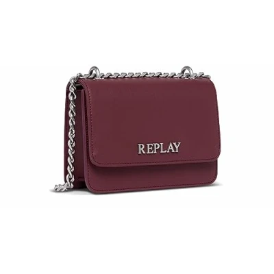 Afbeelding van REPLAY Schoudertas Avondtas Crossbody Bag Port Wine Wijnrood