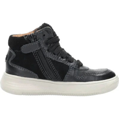 Afbeelding van Keq Sneakers laag voor kinderen, Maat: 23, Zwart Leer/ synthetisch