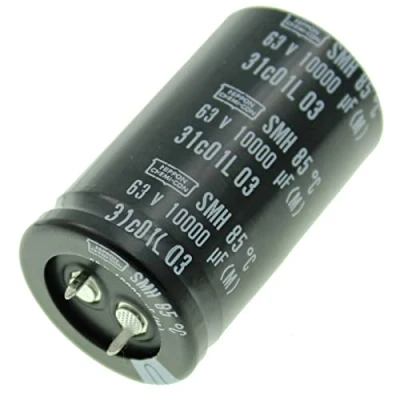 Afbeelding van Elko Radiale condensator 10.000 µF 63 V Snap In elektrolytische tot 85C 10.000uF capaciteit van United Chemi Con