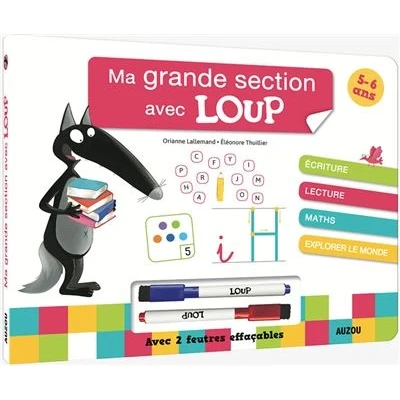 Image de Mon livre ardoise Loup Ma grande section avec