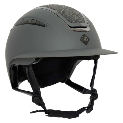 Afbeelding van Imperial Riding Cap IRHOlania Deluxe Big Visor Grijs L (59 61cm) Agradi.be