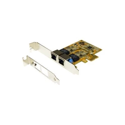 Image de Exsys EX 6072 3 Adaptateur réseau PCIe profil bas Gigabit Ethernet x 2