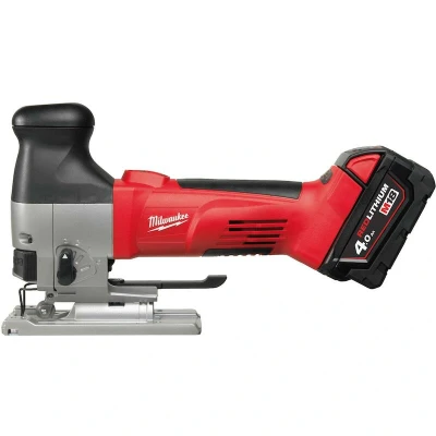 Afbeelding van MILWAUKEE HD18 JSB 402C M18 Heavy Duty accu decoupeerzaag met knopgreep in koffer (2x 4,0Ah + lader) 4933426660