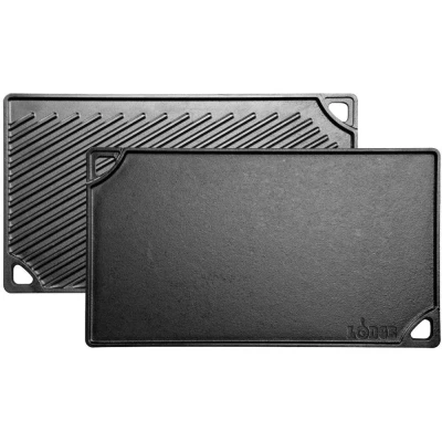 Afbeelding van Lodge Reversible Bak en Grillplaat Dubbelzijdig 42 x 24 cm