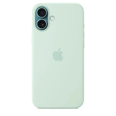 Afbeelding van Apple Siliconen hoesje met MagSafe (Apple iPhone 16 Plus), Smartphonehoes, Groen