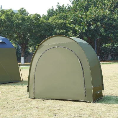 Afbeelding van Fietstent Bergendal 198x84x160 cm groen pro.tec