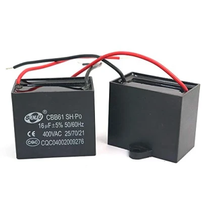 Afbeelding van DollaTek 2 stuks CBB61 16uF 450 V AC 50/60 Hz ventilator motor stroom condensator
