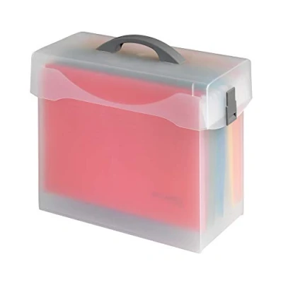 Afbeelding van Variobox, Jalema 1548500 lichte opbergdoos met deksel, 5 hangmappen, A4, 363 x 330 170 mm, Atlanta