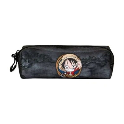 Afbeelding van One Piece Ropes FAN Pennenetui, vierkant, 2,2, zwart, 22 x 9 cm, één maat, 2.2, Vierkante koorden voor etui, zwart., 2.2 touwen pennenetui