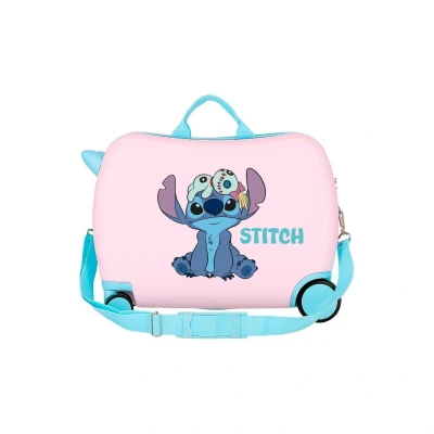 Afbeelding van Joumma Disney Stitch, kinderkoffer, Roze, 50 x 38 20 cm, stijf, 1,8 kg, cijfersluiting aan de zijkant, ABS, l, handbagage, Talla única, Koffer voor kinderen