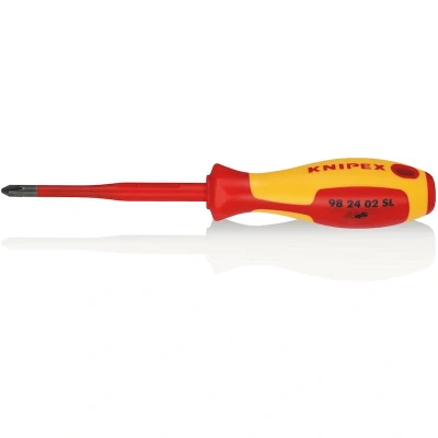 Image de Tournevis Slim cruciforme Phillips® isolé 1000V KNIPEX