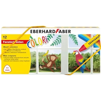 Afbeelding van Eberhard Faber Ef 524112 Raamkrijt Etui A 12 Stuks Assorti
