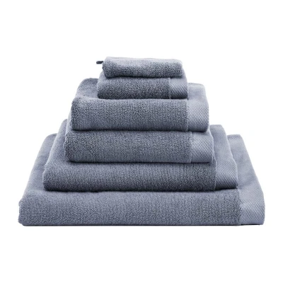 Afbeelding van Heckett &amp; Lane 2 stuks Premium Baddoek 60 x 110 cm Insignia Blue