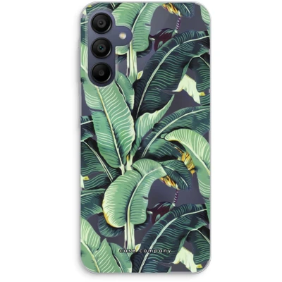 Afbeelding van Case Company® hoesje geschikt voor Samsung Galaxy A15 Bananenbladeren Soft Cover Telefoonhoesje Bescherming aan alle Kanten en Schermrand