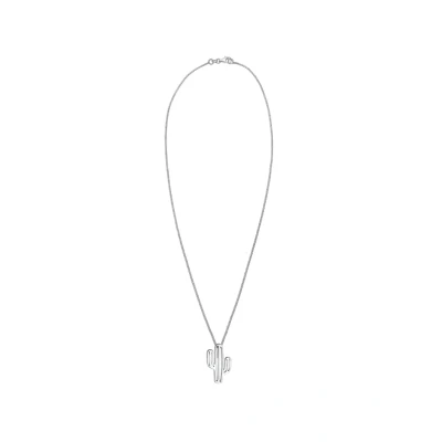 Afbeelding van Elli Cactus Desert BOHO Ketting silvercoloured, Dames, Maat: 45, Silver coloured