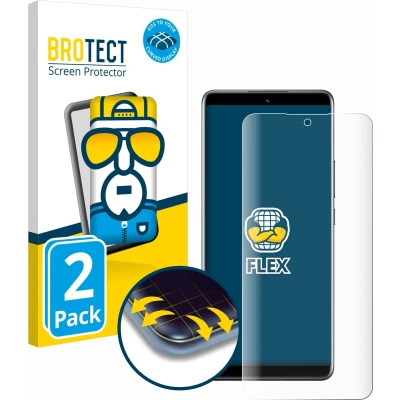 Afbeelding van BROTECT Screenprotector voor Xiaomi 12 Pro Folie Beschermfolie transparant volledig dekking (2 Stuks)