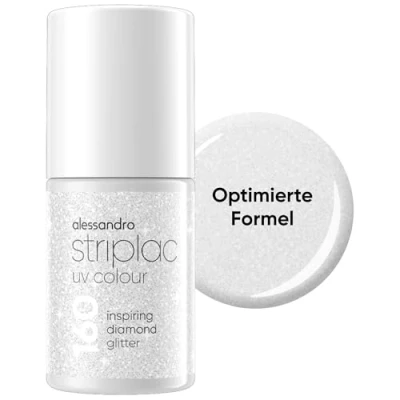 Afbeelding van alessandro Striplac UV Colour Nagellak, Maat: 6.5 ml, Inspiring diamond glitter