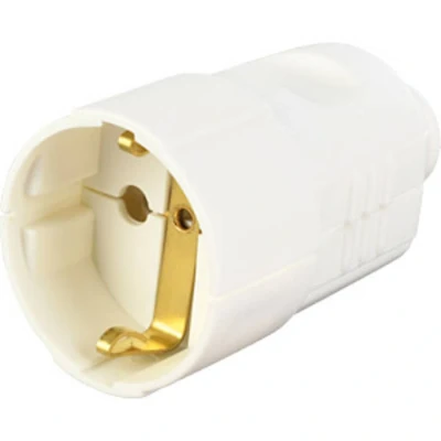 Afbeelding van Bachmann 912.270 Koppeling met randaarde Kunststof 230 V Wit IP20