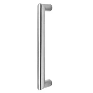 Afbeelding van deurgreep recht 90 320x65x20 hoh 300 rvs
