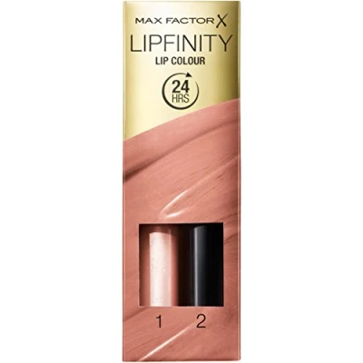 Afbeelding van Max Factor Lipfinity Lip Colour 2 step Long Lasting lippenstift 006 Always Delicate