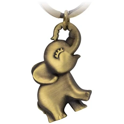 Afbeelding van FABACH Jumbo olifant sleutelhanger mooie geluksolifant voor vrouwen hanger beste vriendin cadeau olifantenliefhebbers, brons, eenheidsmaat, Brons